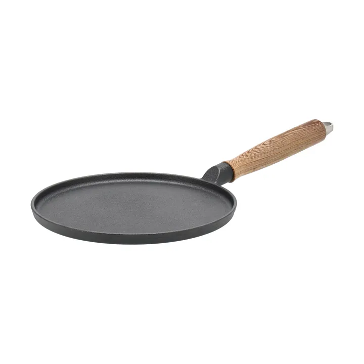 Nordwik gusseiserne Pfannkuchenpfanne mit Holzgriff - 23 cm - Nordwik