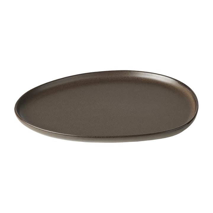 Raw Organic Lunchteller 24 x 21cm, Metallic Brown Aida