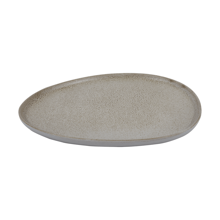 Raw Organic Teller 29 x 25cm, Sandy beige Aida