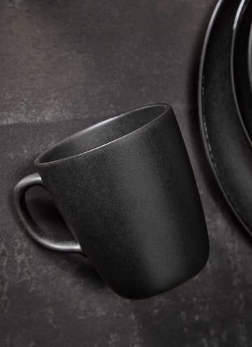 Raw Tasse mit Henkel 35 cl - Titanium black - Aida