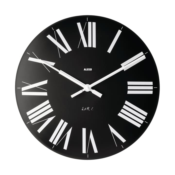 Firenze Wanduhr Ø36cm - Schwarz - Alessi