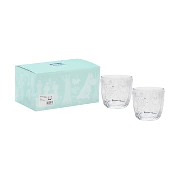 Moomin Wasserglas 28 cl 2er Pack - Klar - Arabia