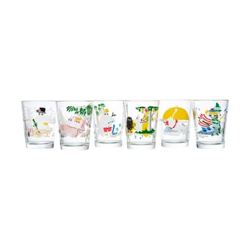 Mumin Glas 22cl - We are going on vacation - Arabia