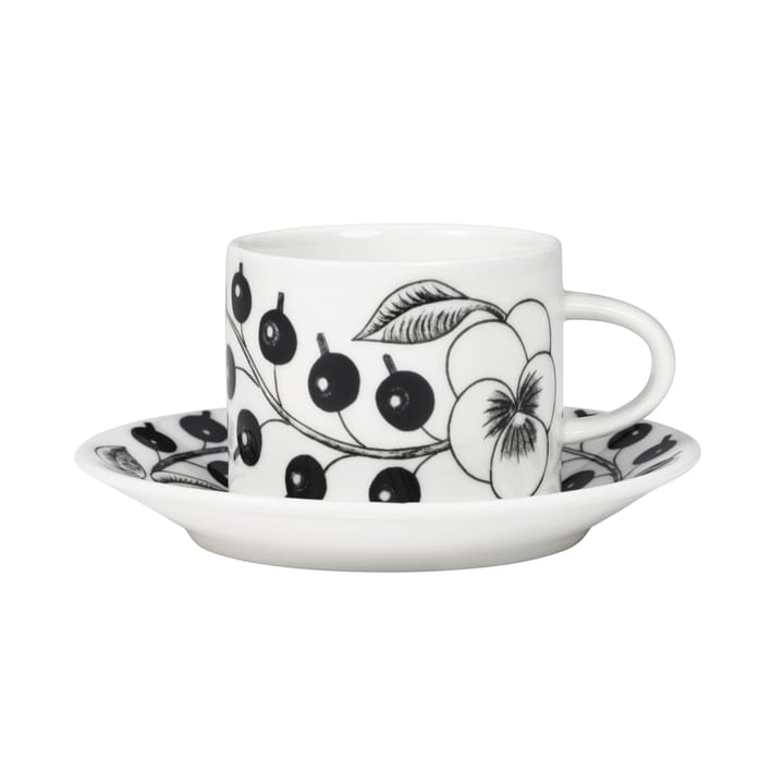 Paratiisi Untersetzer Ø14cm für Kaffeetasse 18cl, Schwarz Arabia