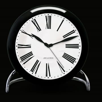 AJ Roman Tischuhr - Schwarz - Arne Jacobsen Clocks