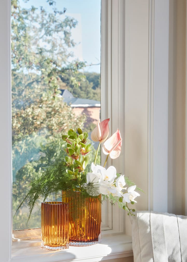 Folium Vase 20cm, Amber AYTM