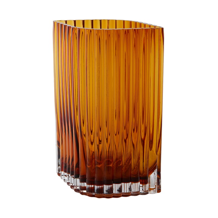 Folium Vase 25cm, Amber AYTM