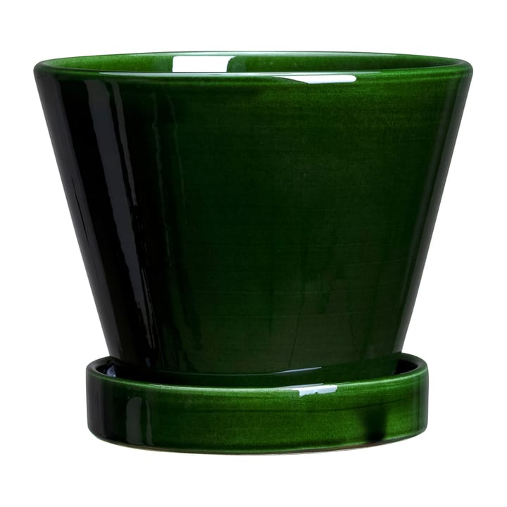 Julie Blumentopf glasiert Ø 21 cm, Green Bergs Potter