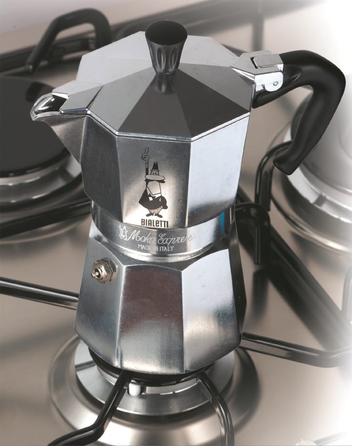 Moka Kaffeemaschine 6 Tassen, Silber Bialetti