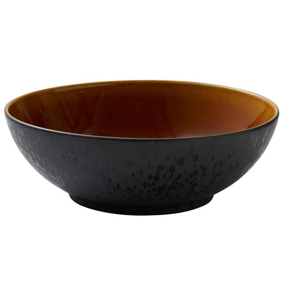 Bitz Salatschale Ø30 cm, Schwarz-amber Bitz