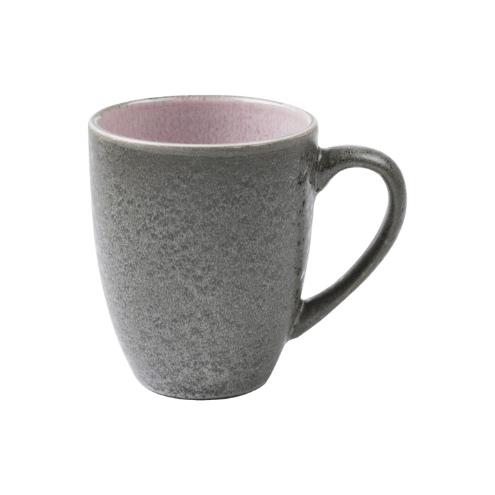 Tasse 30 cl Steinzeug, Grau-rosa Bitz