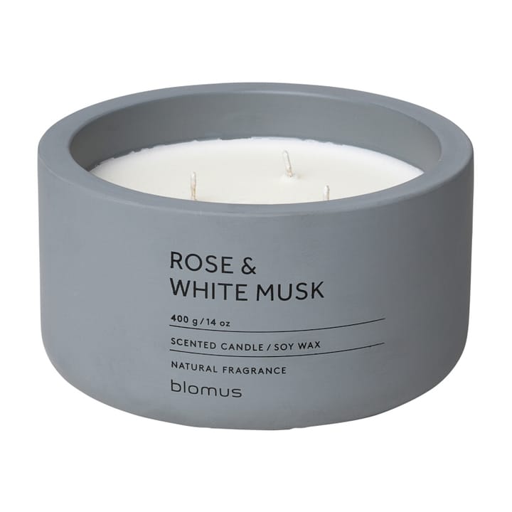 Fraga Duftkerze 25 Stunden, Rose & White Musk-Flintstone blomus