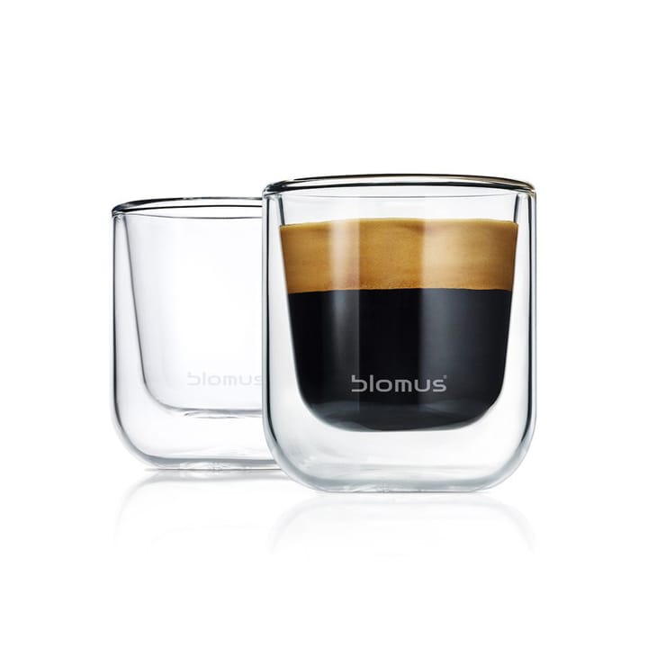 Nero isolierendes Espressoglas 2er Pack - Klar - Blomus