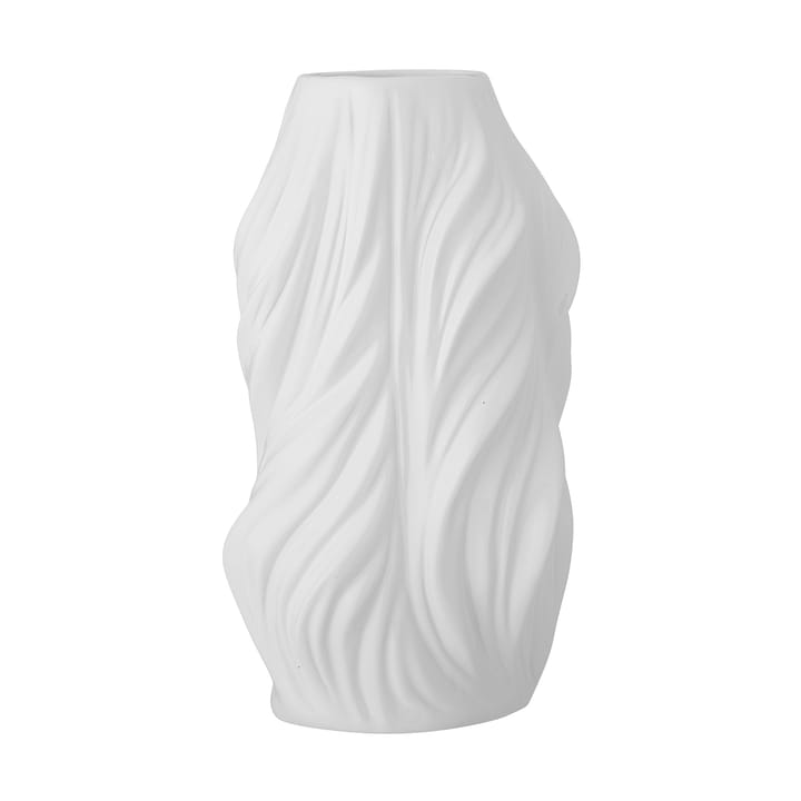 Sanak Vase Ø14x26 cm, White Bloomingville