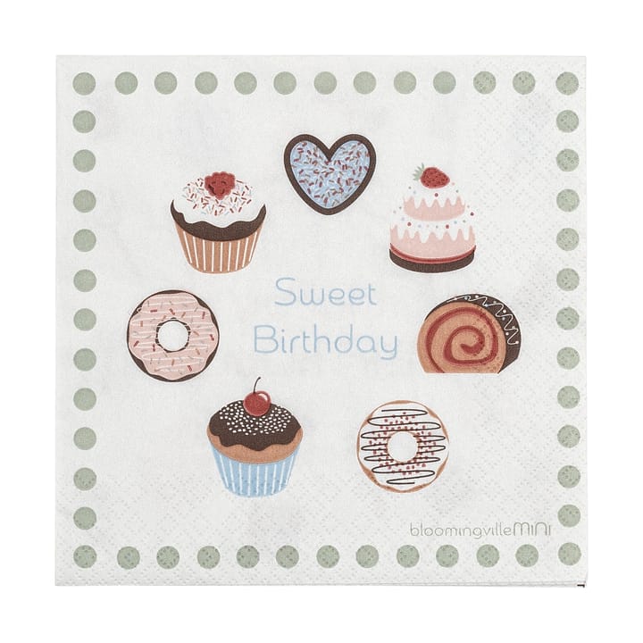 Sweets Servietten 20er-Pack - Rosa - Bloomingville