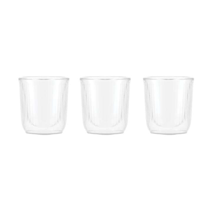 Douro doppelwandiges Sake-Glas 6 cl 3er-Pack - Klar-bambu - Bodum