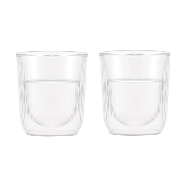 Douro dubbelväggigt Sake-Glas 14,5 cl 2er-Pack, Klar Bodum