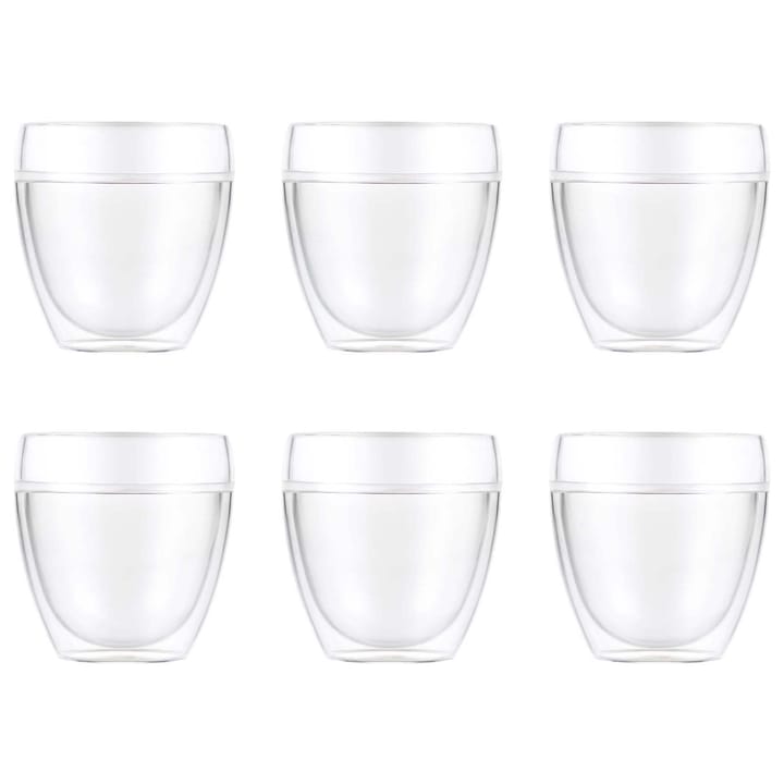 Pavina Outdoor doppelwandiges Kunststoffglas 6er Pack, 25cl Bodum