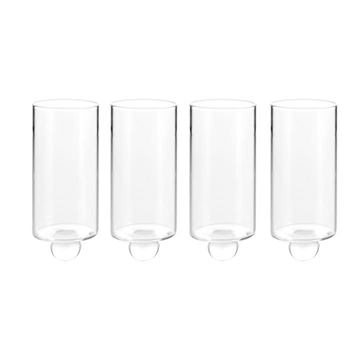 Stumpastaken Kerzenhalter Vase 4er Pack - Klar - Born In Sweden