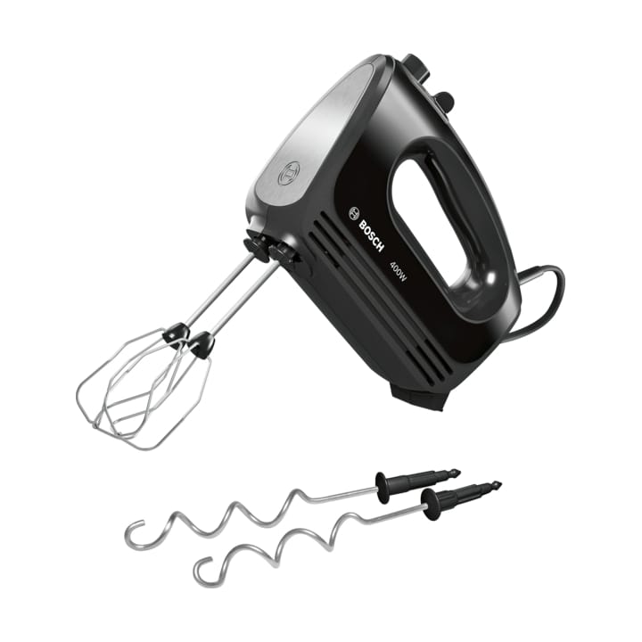 Bosch CleverMixx MFQ2420B Handmixer 400W - Schwarz-gebürsteter Edelstahl - Bosch