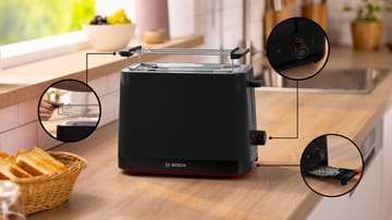 Bosch MyMoment TAT3M123 Toaster - Schwarz - Bosch