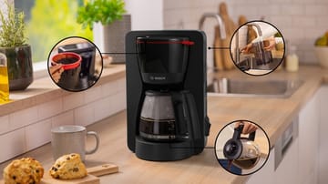 Bosch MyMoment TKA2M113 Kaffeemaschine 10 Tassen - Schwarz - Bosch