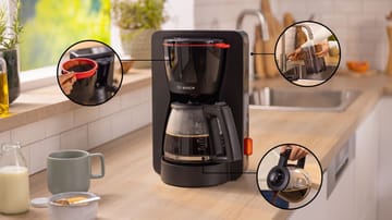 Bosch MyMoment TKA3M133 Kaffeemaschine Aroma Plus - Schwarz - Bosch