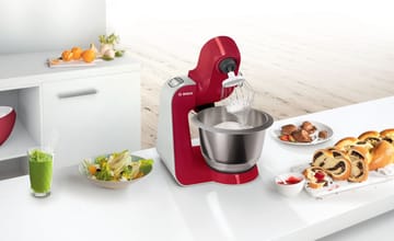 Bosch Serie 4 MUM 5 Küchenmaschine 1000W - Rot-Silber - Bosch