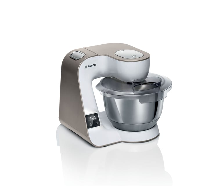 Bosch Serie 4 MUM5XW20 Küchenmaschine mit Waage 1000W, Weiß-Champagner Bosch