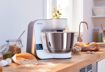 Bosch Serie 4 MUM5XW20 Küchenmaschine mit Waage 1000W - Weiß-Champagner - Bosch