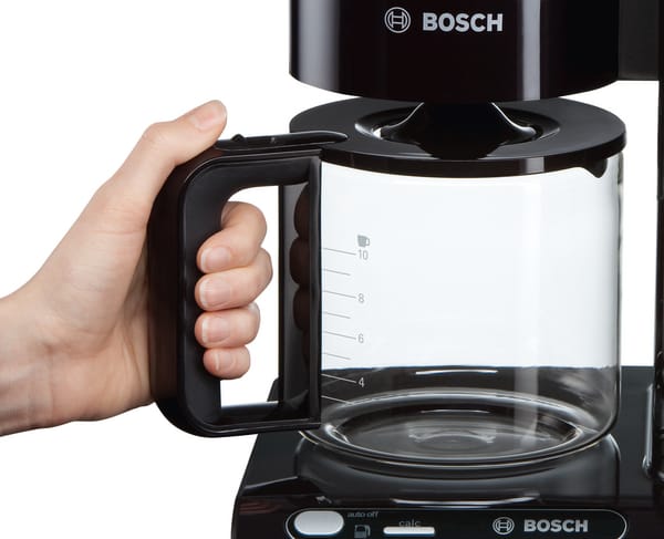 Bosch Styline TKA8013 Kaffeemaschine 10 Tassen, Schwarz Bosch