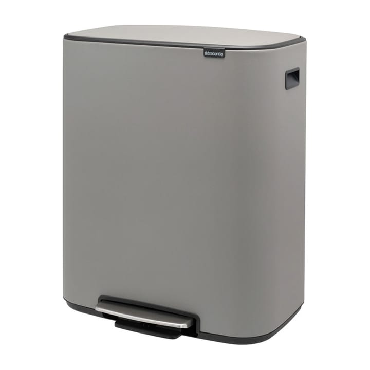 Bo bin Treteimer 2 x 30 L, Mineral concrete grey Brabantia