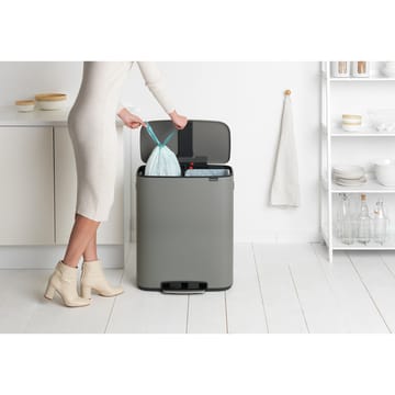 Bo bin Treteimer 2 x 30 L - Mineral concrete grey - Brabantia