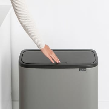 Bo touch bin 11+23 Liter - Mineral concrete grey - Brabantia