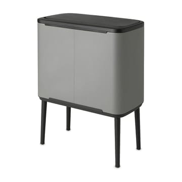 Bo touch bin 11+23 Liter - Mineral concrete grey - Brabantia