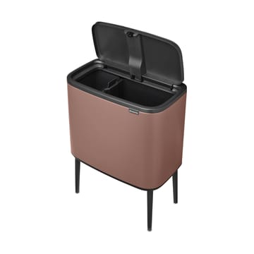 Bo touch bin 11+23 Liter - Satin Taupe - Brabantia