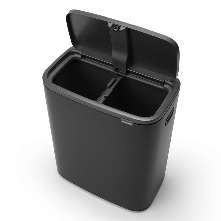 Bo touch bin 2 x 30 L, Matt schwarz Brabantia