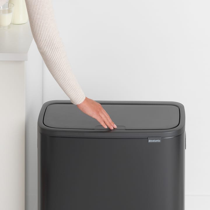 Bo touch bin 2 x 30 L, Matt schwarz Brabantia