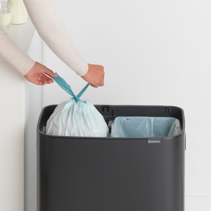 Bo touch bin 2 x 30 L, Matt schwarz Brabantia