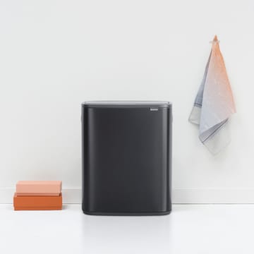 Bo touch bin 2 x 30 L - Matt schwarz - Brabantia