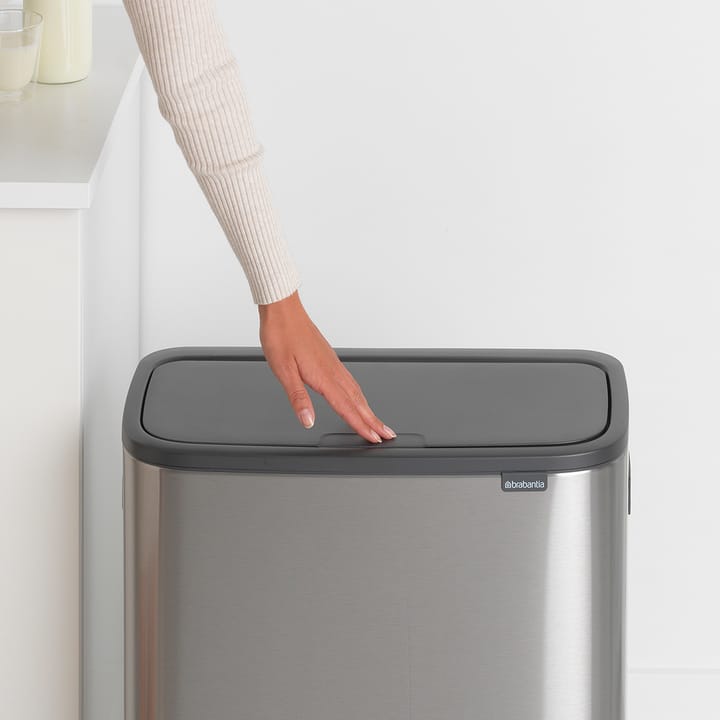 Bo touch bin 2 x 30 L, Stahl mattgebürstet Brabantia