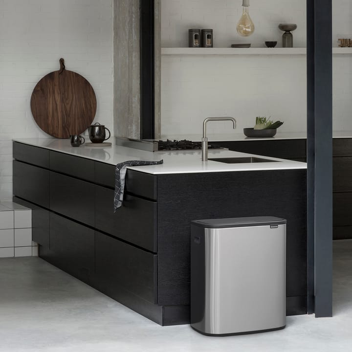 Bo touch bin 2 x 30 L, Stahl mattgebürstet Brabantia