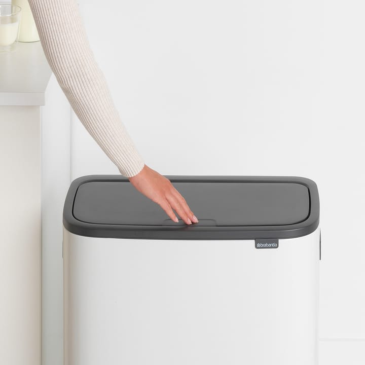 Bo touch bin 2 x 30 L, Weiß Brabantia