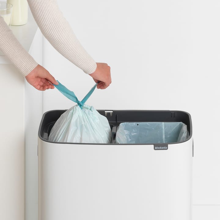 Bo touch bin 2 x 30 L, Weiß Brabantia