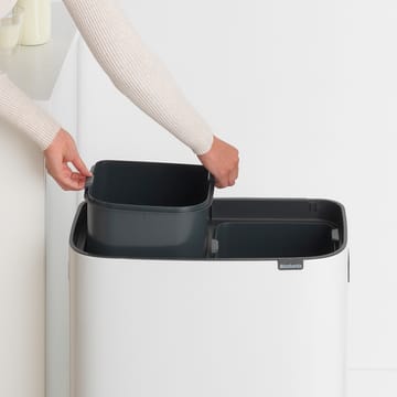 Bo touch bin 2 x 30 L - Weiß - Brabantia