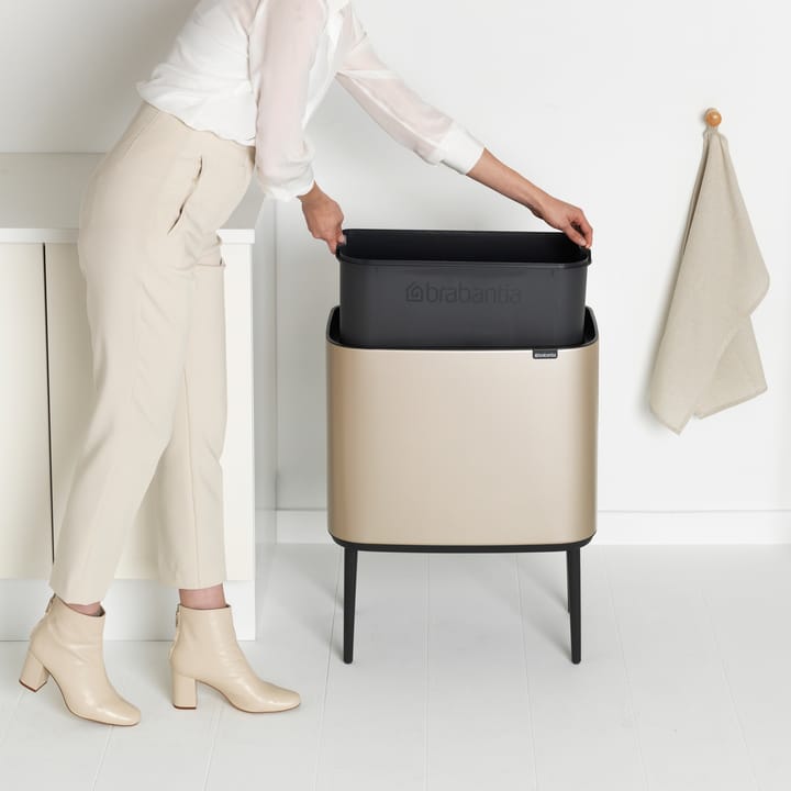 Bo Touch bin 36 Liter, Metallic Gold Brabantia