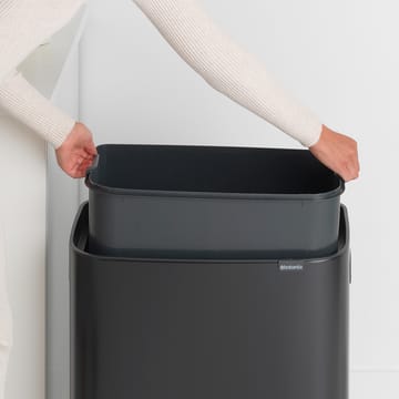 Bo touch bin 60 L - Matt schwarz - Brabantia