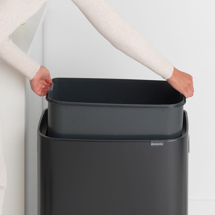 Bo touch bin 60 L, Matt schwarz Brabantia