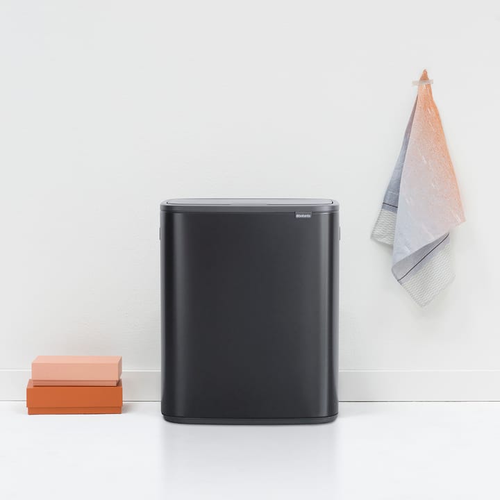 Bo touch bin 60 L, Matt schwarz Brabantia