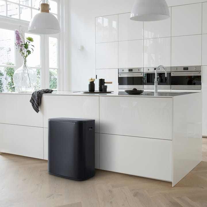 Bo touch bin 60 L, Matt schwarz Brabantia